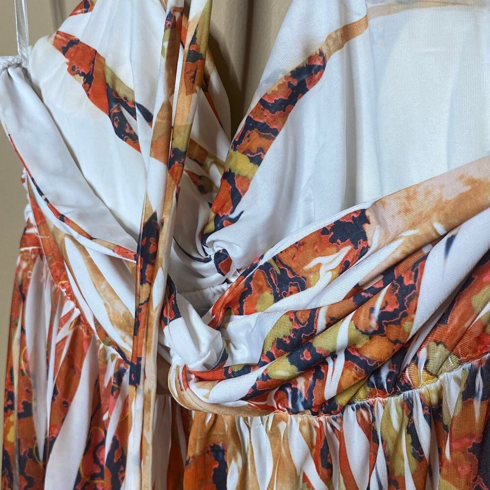 Playful Wild Print Summer Maxi Dress - Picture 5 of 11